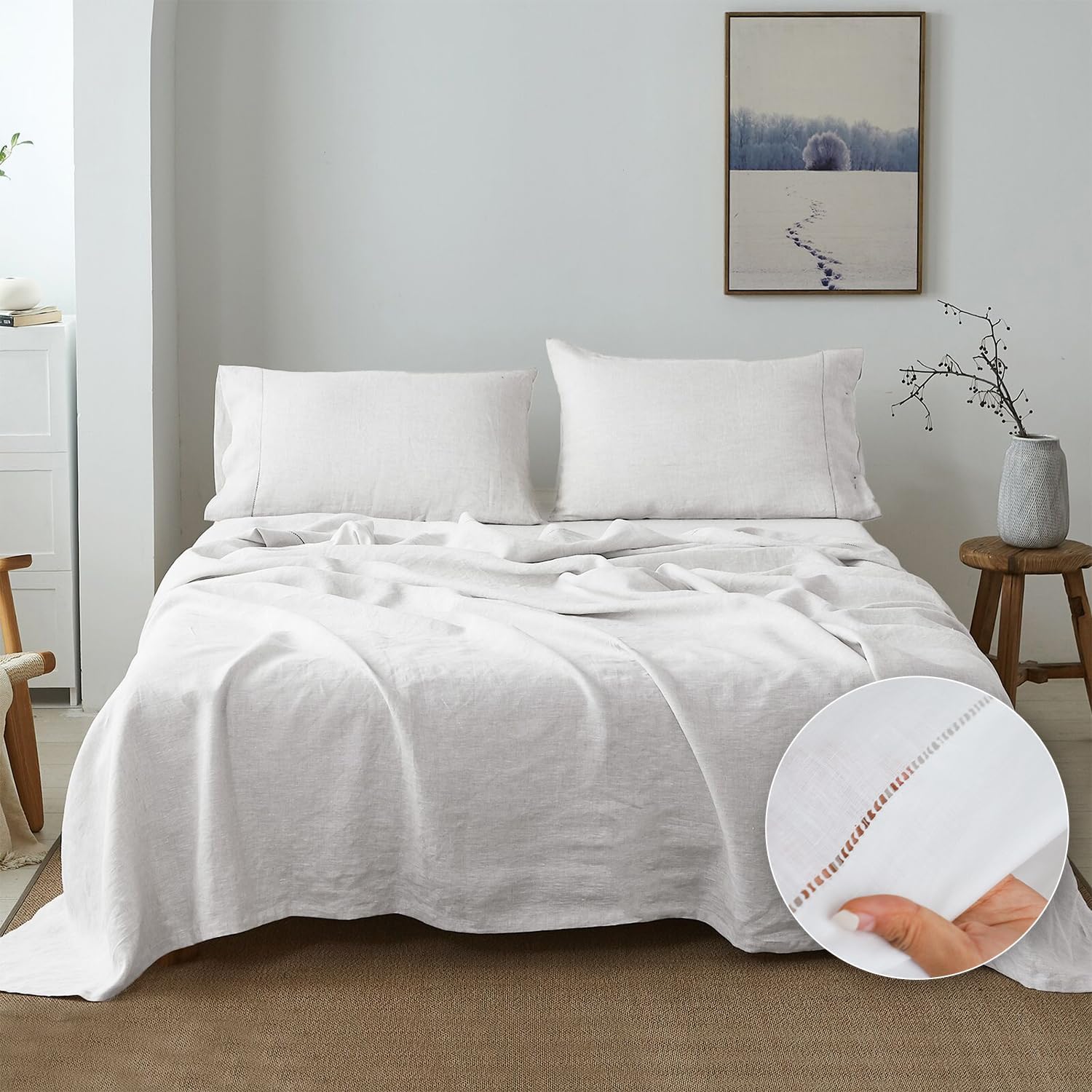 OEKO-TEX® 100% Linen Bedsheets